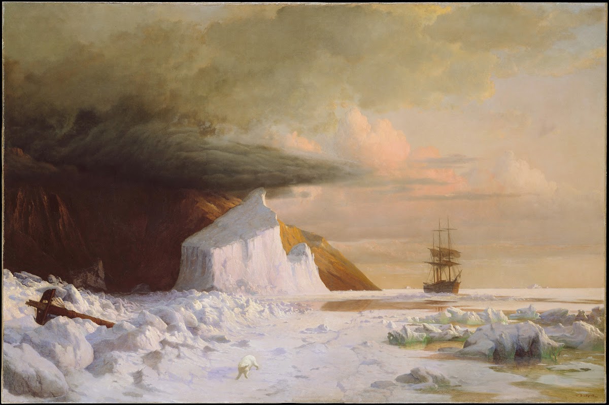 An Arctic Summer  Boring Through the Pack in Melville Bay 1871