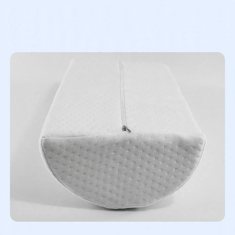 Footrest, memory foam, half cylindrical, 40 × 20 × 10 cm