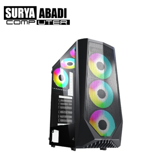 CASING INFINITY SPYDER V2 + 3 FAN RAINBOW