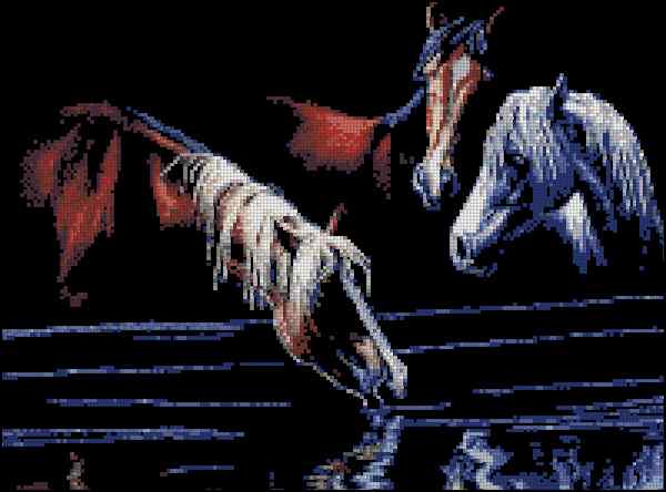 CMP 400656 Three Horses