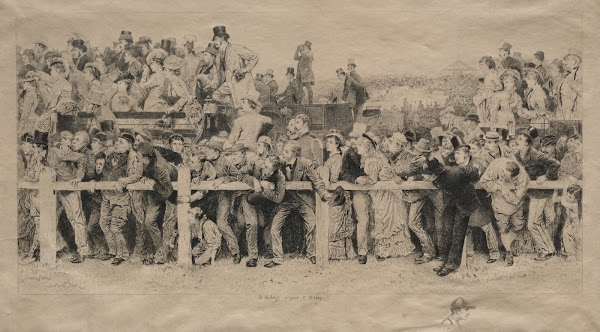 A Scene At The Derby C 1878