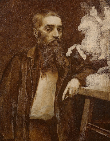 Portrait of sculptor Armand Le Véel