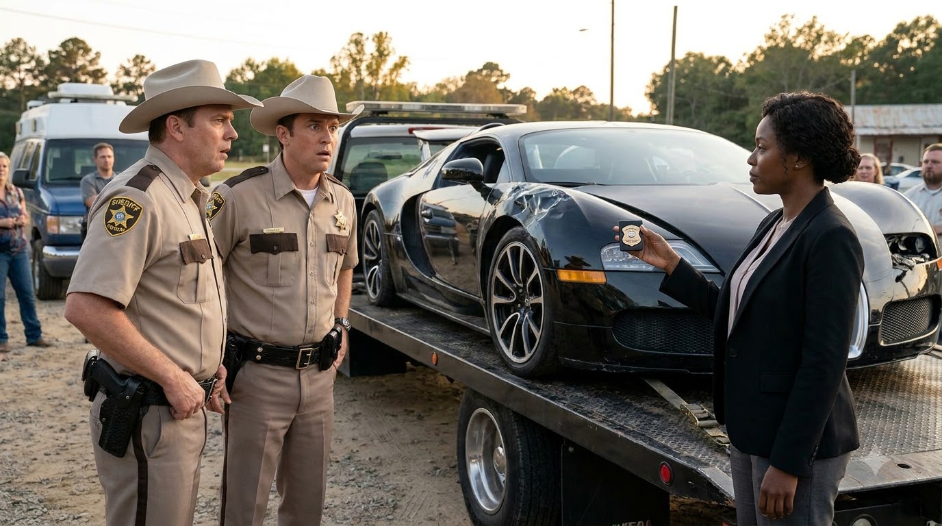 Sheriffs Destroyed A Black Woman’s $2 Million Bugatti During A “Routine Stop” — Then One Spotted Her Hidden FBI Badge