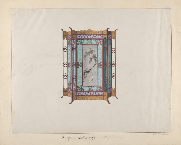 Design for a Hall Lamp ca 18001810