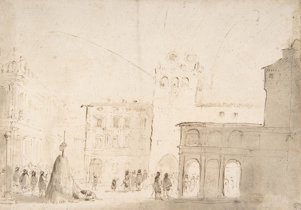 Fireworks in a Piazza ca 161823