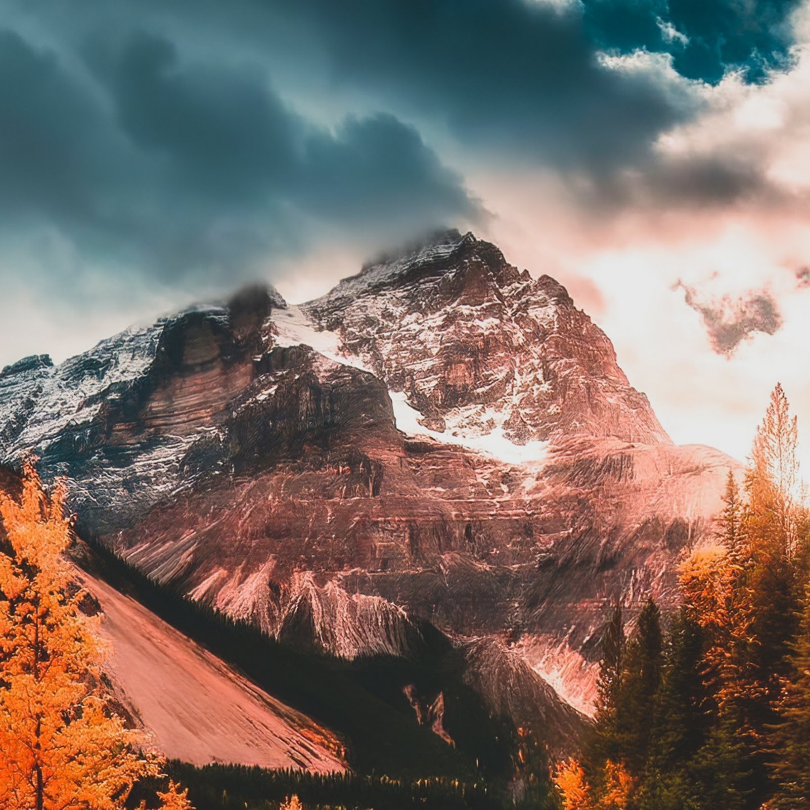 Download Mountain, Cloud, Plant, Atmosphere, World Full HD iPhone