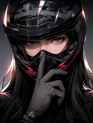 Anime Biker Girl Picture