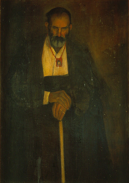 The old man with the Scapular