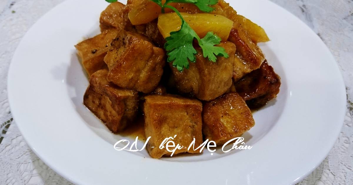Đậu hũ kho thơm chay