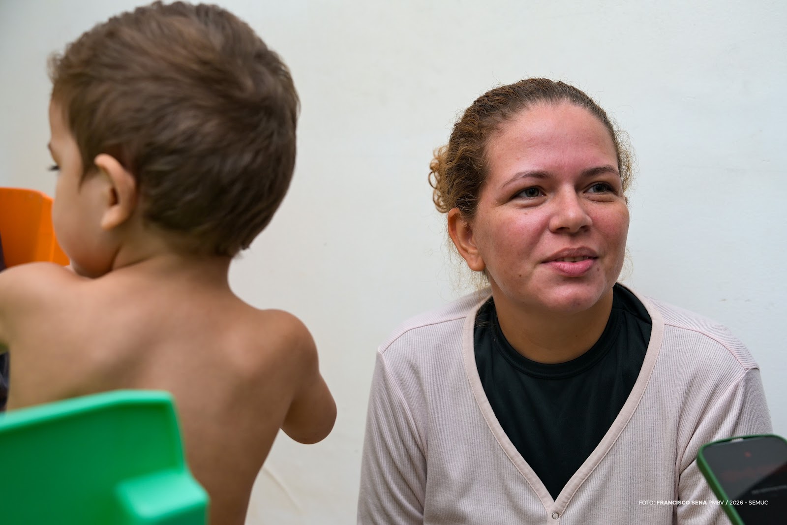 Ambiente lúdico da Classe Hospitalar do Hospital da Criança Santo Antônio durante a Semana da Criança