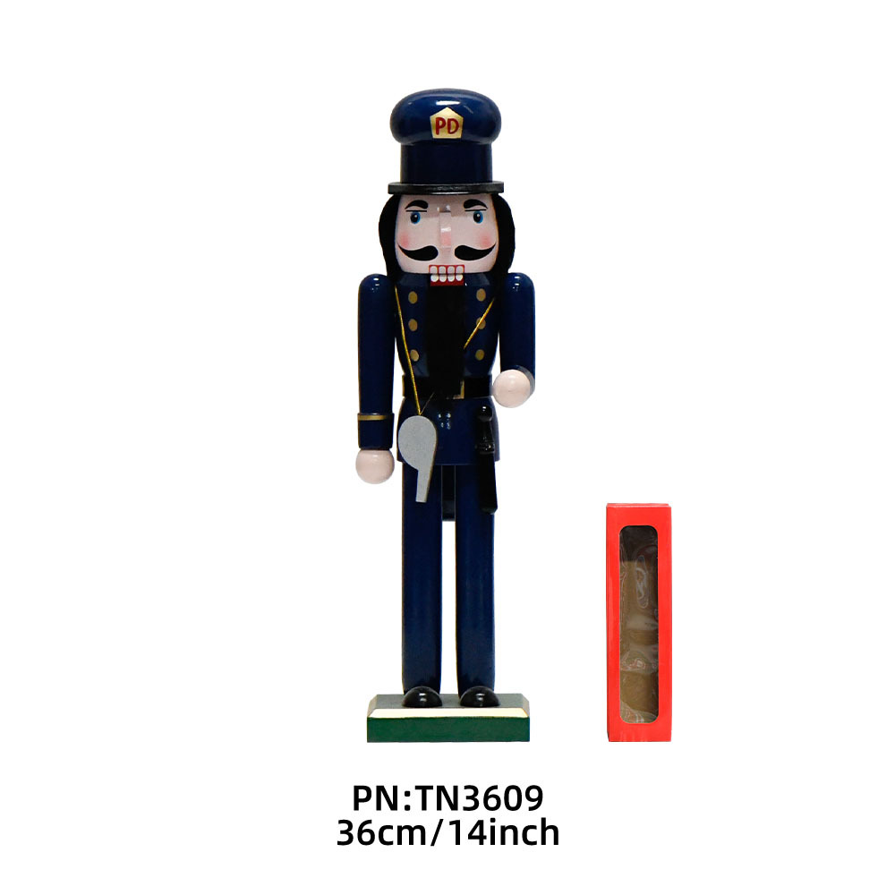 Nutcracker figure, 36 cm, policeman design