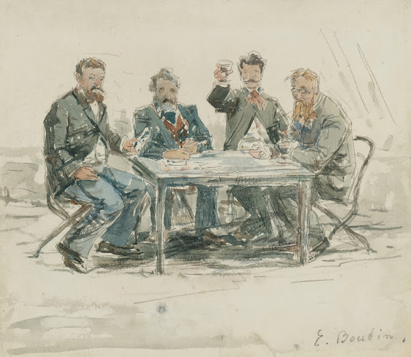 À la ferme Saint Siméon Jongkind Émile van Marcke Claude Monet et le père Achard