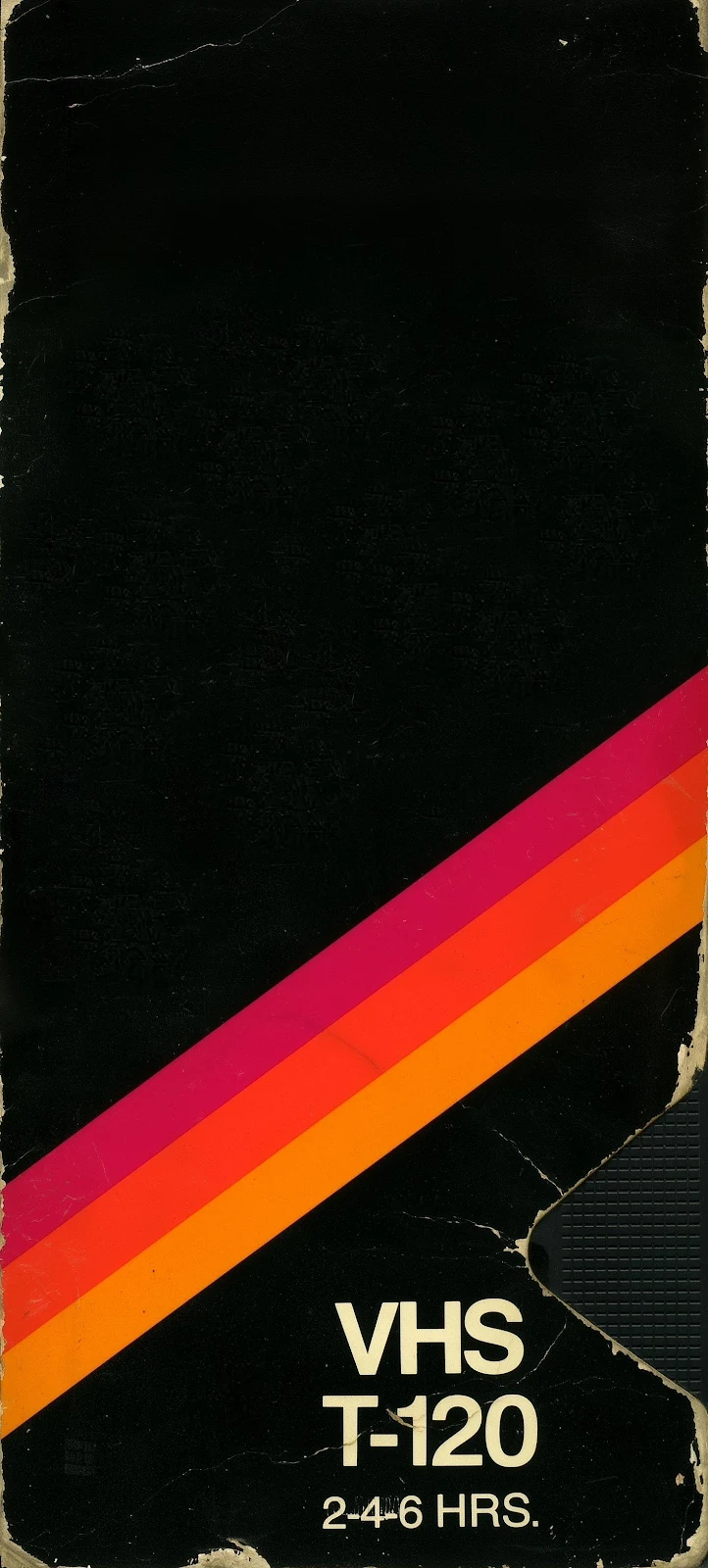 Retro VHS Tape Sleeve - Retro Graphic Design 2K iPhone Wallpaper (1472x3264)