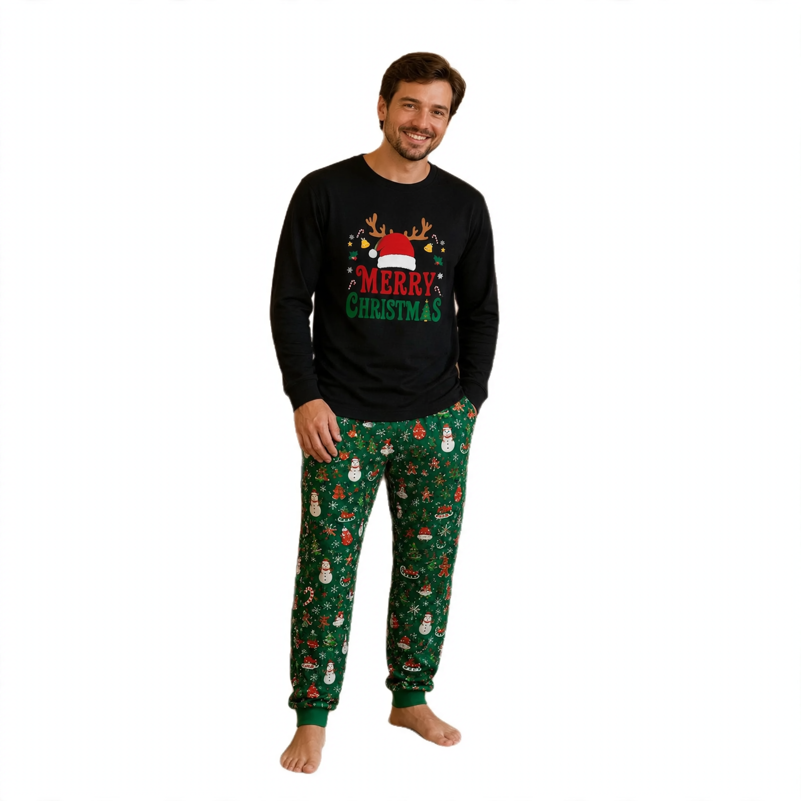 Christmas Family Pajama Set, printed