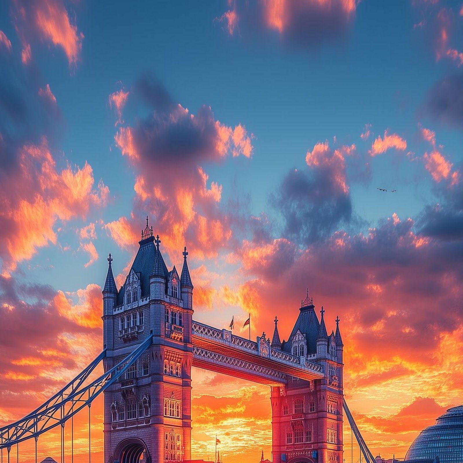 Download Tower Bridge At Sunset Full HD iPhone