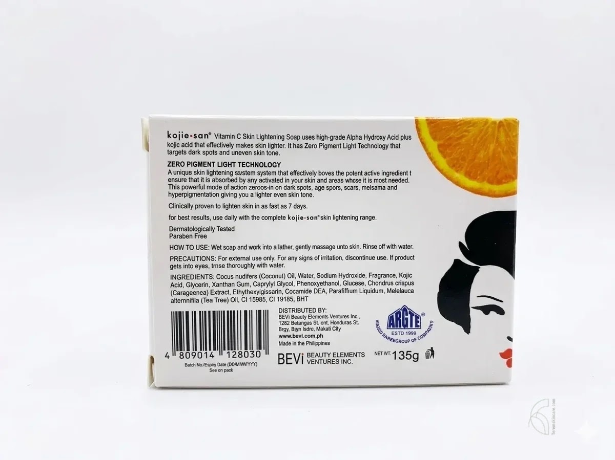 Kojie San Zero Pigment Vitamin C Skin Lightening Soap