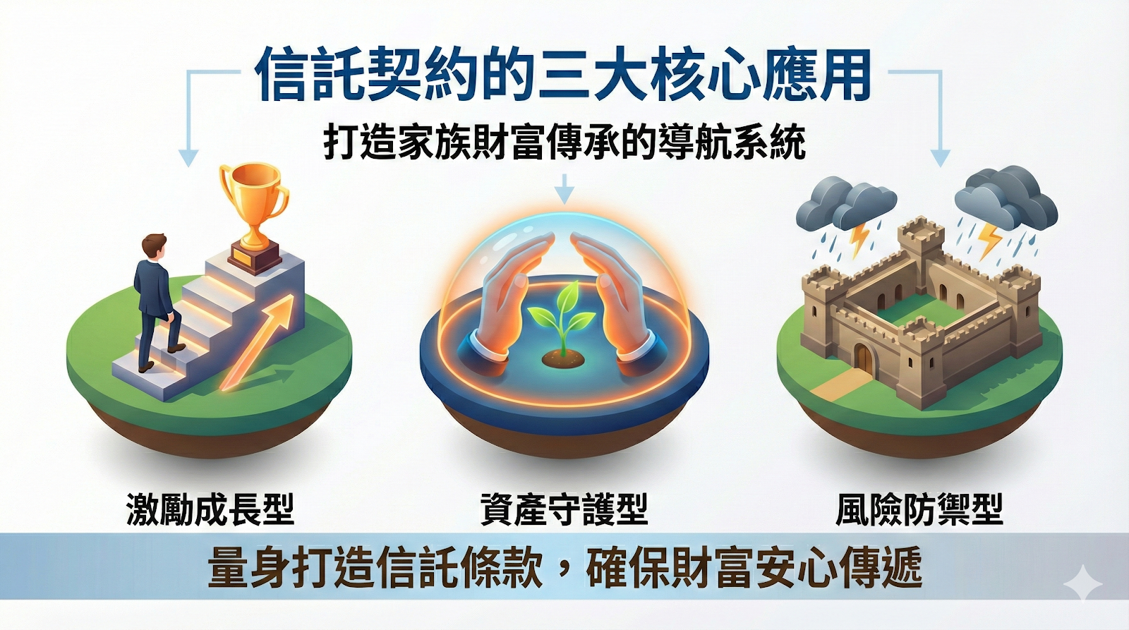 信託三大場景示意