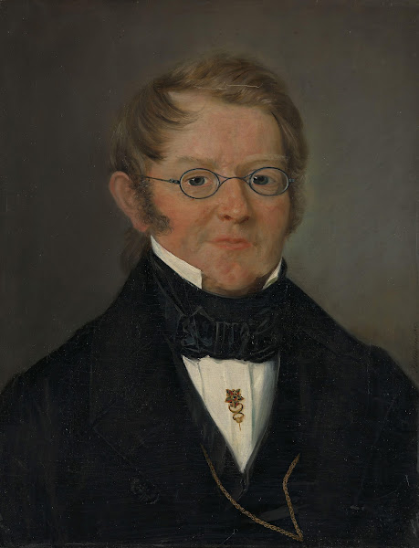 Portrait of County Court Judge Jens C Delphin 1843