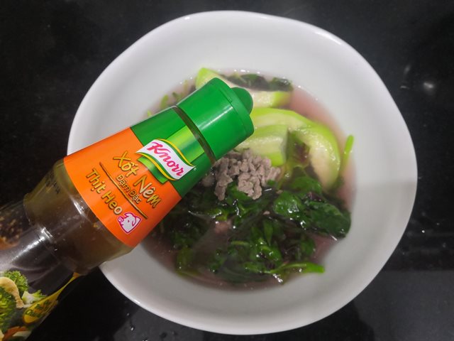 Canh Mướp Rau Dền Mồng Tơi