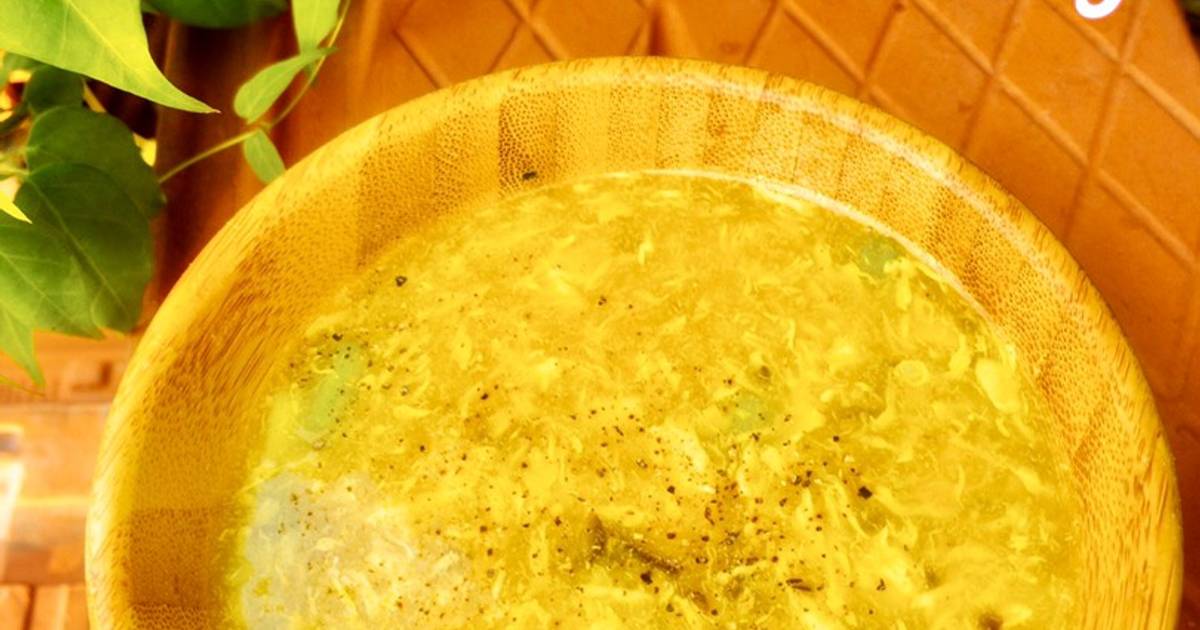 Soup trứng gà nấm hương