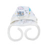 Cap with ties Twins for newborns knitwear 0-3 mon multicolor
