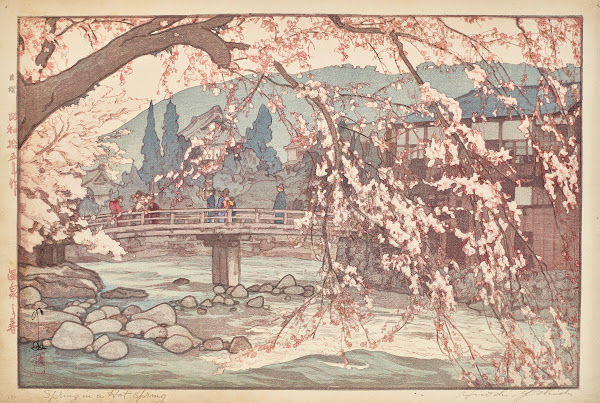 Onsen no haru Spring in a hot spring 1940