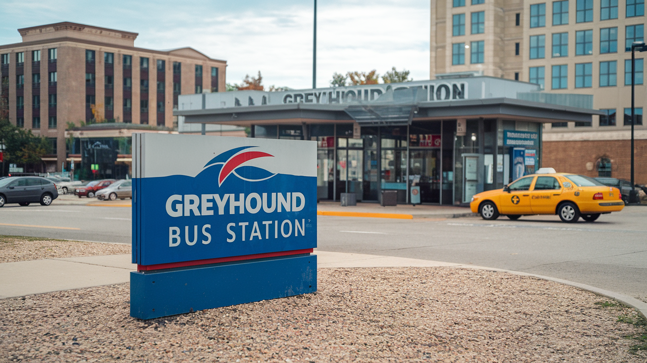 Distance from Greyhound Bus Station to Myrtle Beach Airport