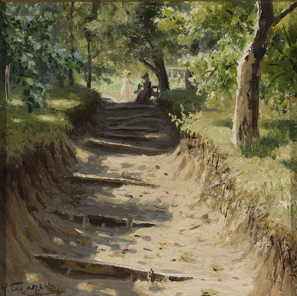 Alley In The Garden 1906