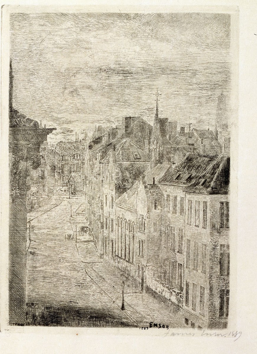 De Van Iseghemlaan in Oostende 1889