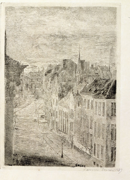 De Van Iseghemlaan in Oostende 1889