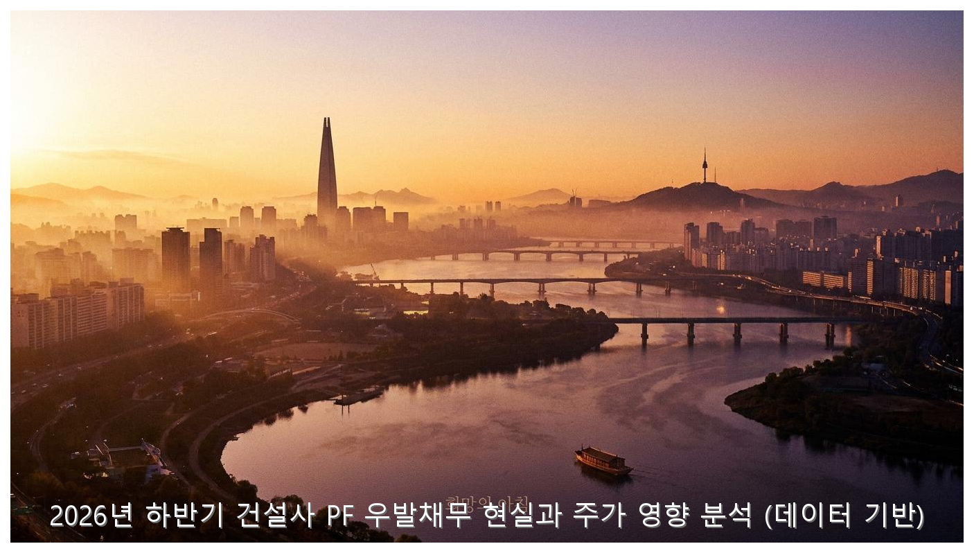 2026년 하반기 건설사 PF 우발채무 현실과 주가 영향 분석 (데이터 기반) 핵심 안내 및 분석 인포그래픽 (8)
