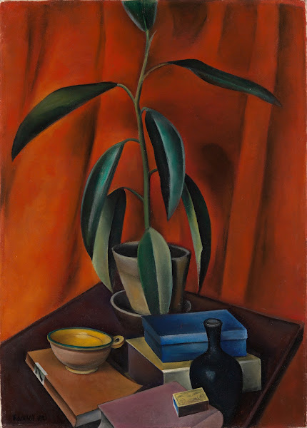 Still life with rubber tree 1921