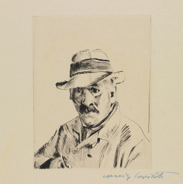 Selbstbildnis im Strohhut 1913
