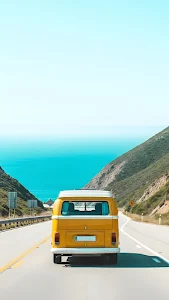 Neon Blue and Purple Flowing Abstract Light Lines