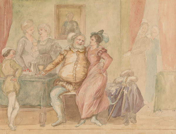 Illustrations to Shakespeares Falstaff plays Pl04 19th century