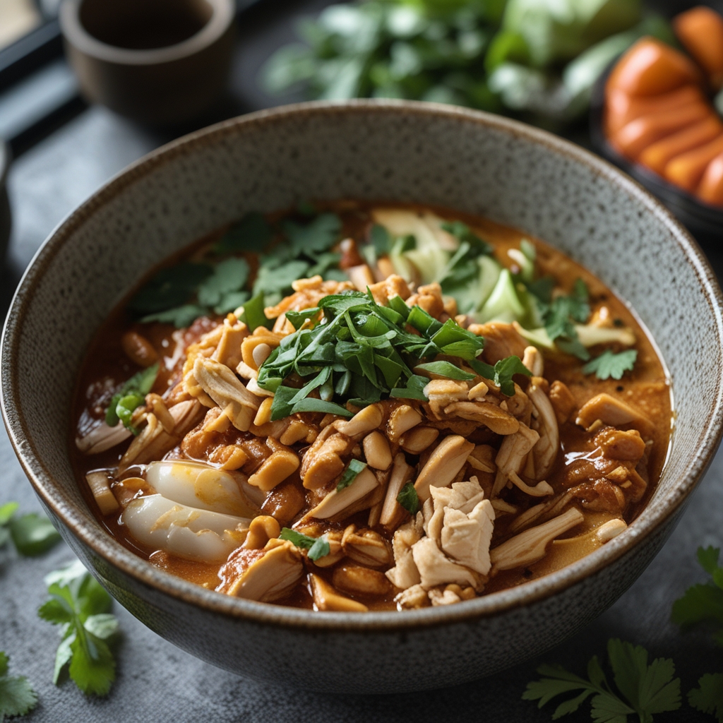 Thai Peanut Chicken Buddha Bowl – Easy, Homemade & Family-Friendly Meal