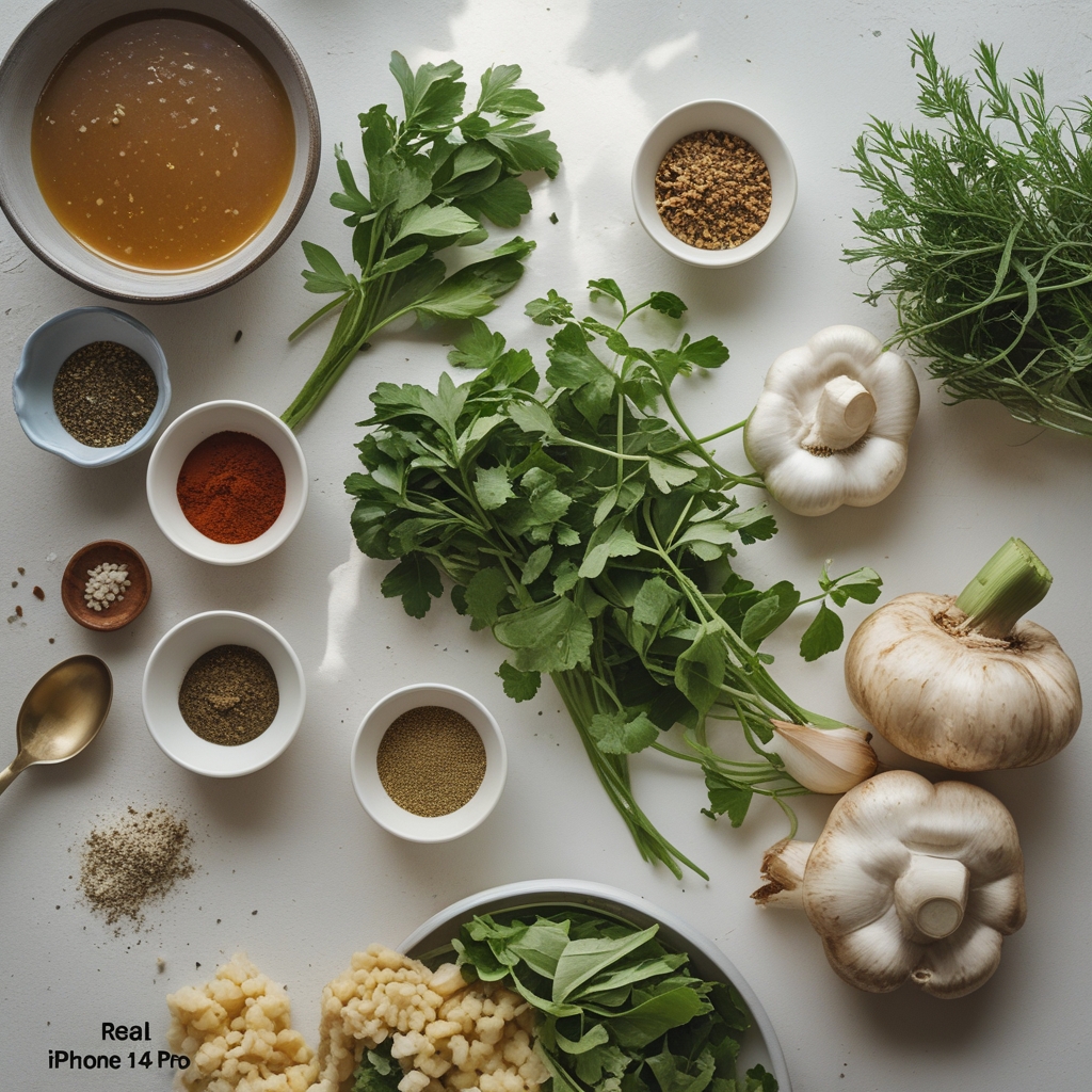 Ingredients for These Garlic Mushrooms Are My New Obsession! Easy, Quick & Flavorful Homemade Recipe