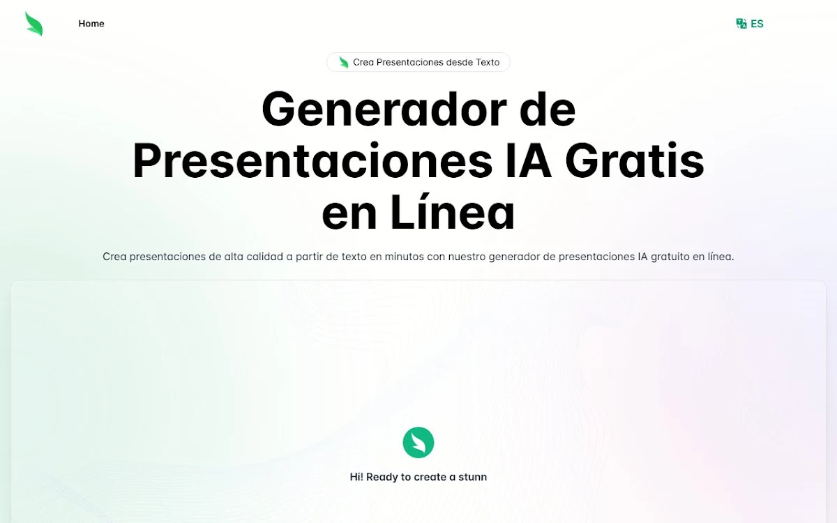 Captura de Slides.bot: AI Presentation Maker Free Online