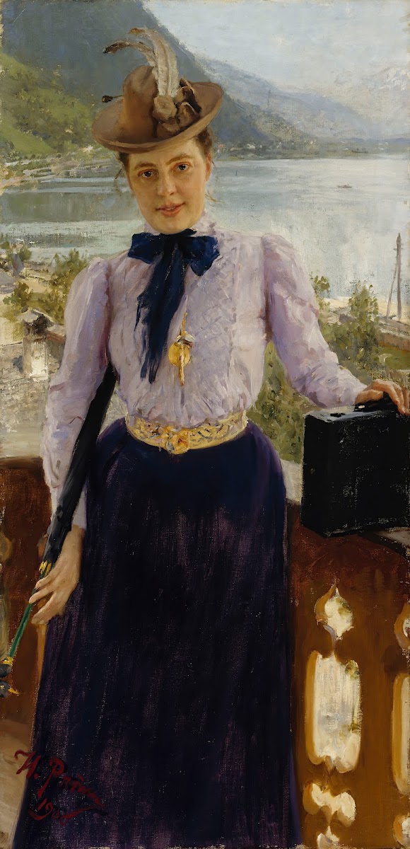 Portrait Of Natalia Nordmann 1900