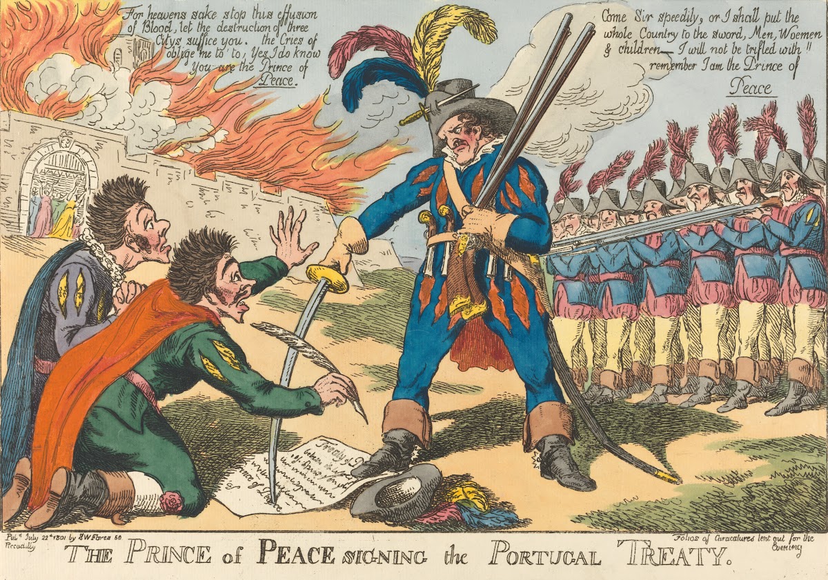 The Prince of Peace Signing the Portugal Treaty 1801