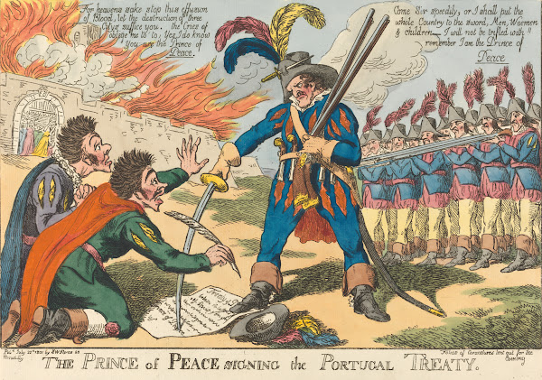 The Prince of Peace Signing the Portugal Treaty 1801