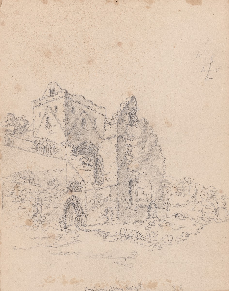 Sweetheart Abbey Scotland 1792