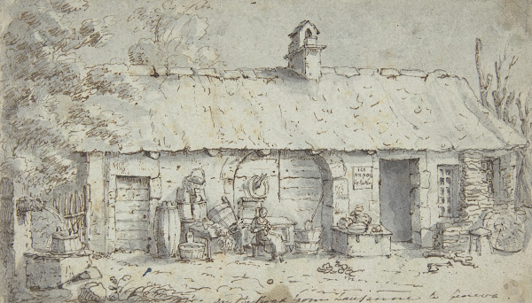 Cottage on the Road from Lausanne to Geneva ca 1800