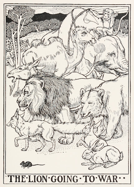 The Lion Going to War 1900