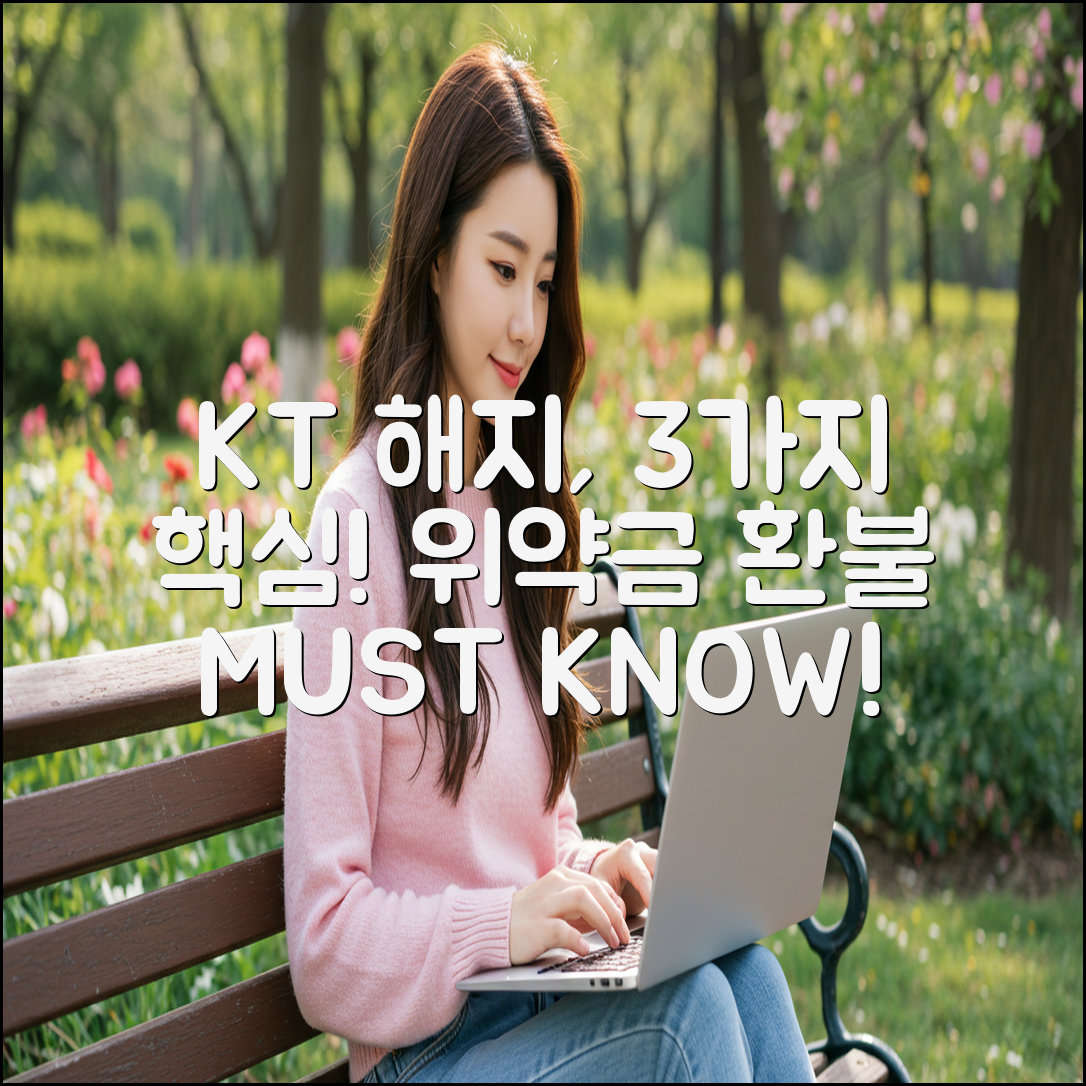 KT 인터넷·TV 해지, 위약금·환불 3가지 핵심!