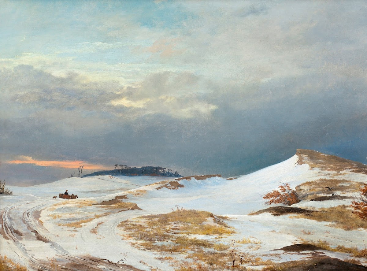 Winter landscape with Northern Zealand character 1841