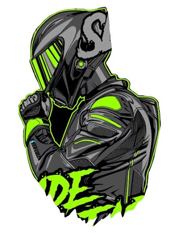 Biker Digital Art Picture