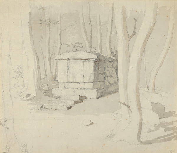 A Stone Tomb in a Forest 1830