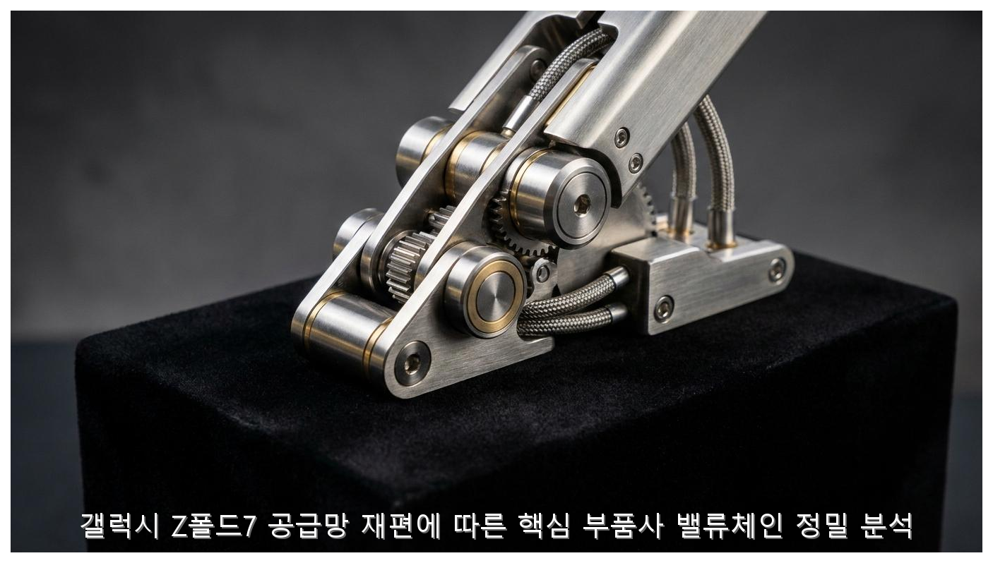갤럭시 Z폴드7 공급망 재편에 따른 핵심 부품사 밸류체인 정밀 분석 핵심 안내 및 분석 인포그래픽 (3)