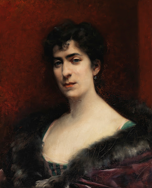 Portrait Of Baroness Delort De Gléon 1875   1900